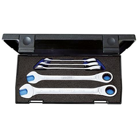 Set di chiavi a bocca e poligonali a cricchetto7 R-005 - Foto 1