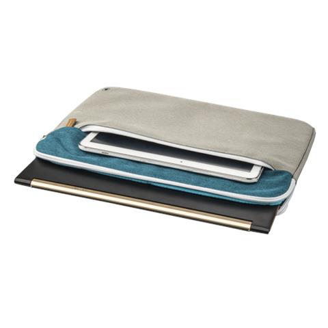 Florence Borsa Per Notebook 33,8 Cm (13.3"") Custodia A Tasca Blu, Grigio - Foto 2