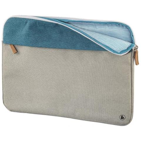 Florence Borsa Per Notebook 33,8 Cm (13.3"") Custodia A Tasca Blu, Grigio - Foto 3