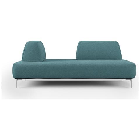 Newton Divano Lineare Con Schienali Movibili T07 Azzurro - Foto 2