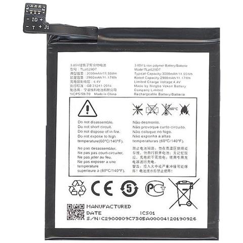 Batteria Litio Originale Tlp029d1 - D7 Per 3 5052d - 5 5086d - 3l 5034d - 1x 2019 - Foto 1