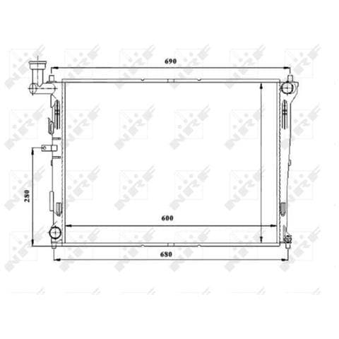 Radiatori Kia 53845 - Foto 1