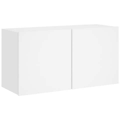 Mobile Tv A Parete Bianco 80x30x41 Cm - Foto 2