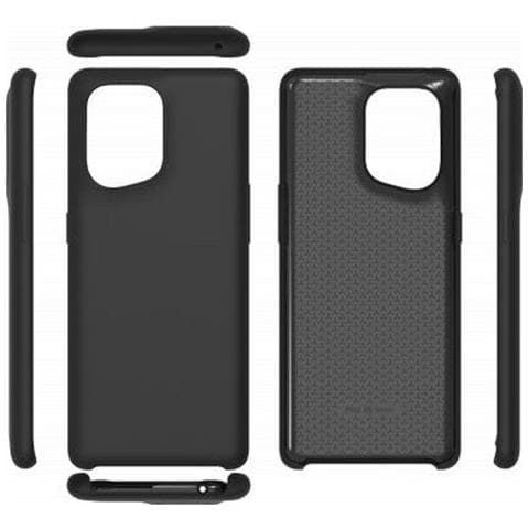 Cover Per Find X5 Rigida In Silicone, Nero - Foto 1