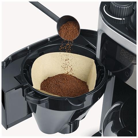 Macchina Per Caffè Americano Con Meccanismo Di Macinazione In Acciaio Inox Ka 4813 Colore nero - Foto 2