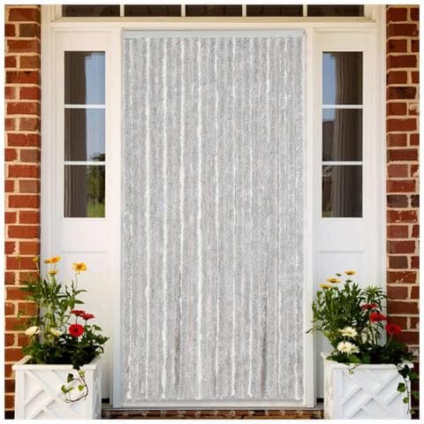 Tenda Antimosche Grigia 90x200 Cm In Ciniglia - Foto 1