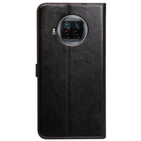 Custodia Per Xiaomi Mi 10t Lite Folio Wallet Con Linguetta Magnetica, Nero - Foto 2