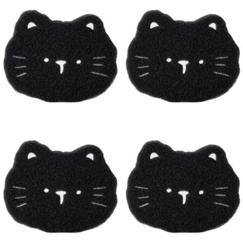 4-pack Lint Remover Per Lavatrice, Cattura Pelucchi Riutilizzabile Forma Di Gatto Ondulato - Foto 1