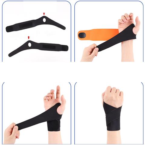 Tutore Per Polso E Mano - Supporto E Protezione Black Mano Sinistra - Foto 4