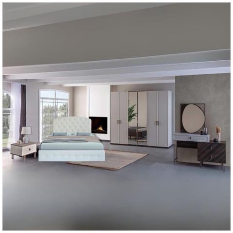 Camera Da Letto Merlin In Colore Mozambik Spatolato - Foto 1