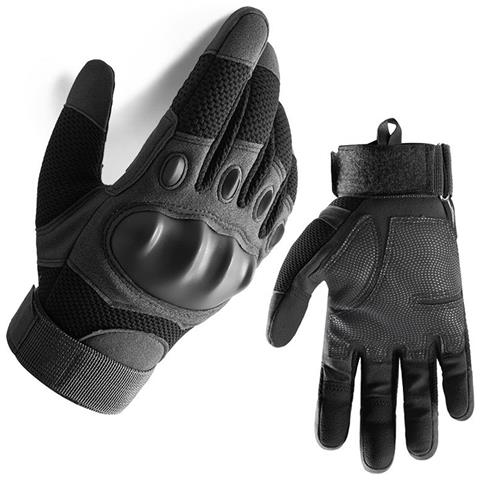 Guanti Tattici Neri Traspiranti E Antiscivolo  M - Foto 4