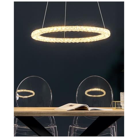 Lampadario A Led Magat Cristallo Argento - Foto 1