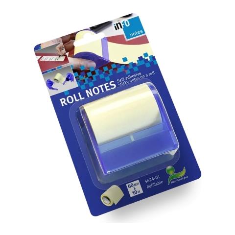 Dispenser Completo Di Rotoli Adesivi - 60 Mm X 10 M Giallo /blu Q562401 - Foto 1