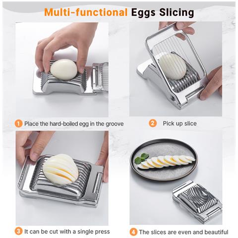 Affettatrice Per Uova Antiaderente Per Fette Perfette - Foto 4