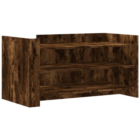 Tavolino Salotto Rovere Fumo 100x50x50 Cm In Legno Multistrato - Foto 2