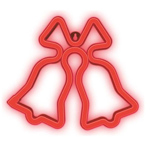 Lampada Led Al Neon A Doppia Campana Di Natale Con Porta Usb-a - Foto 1