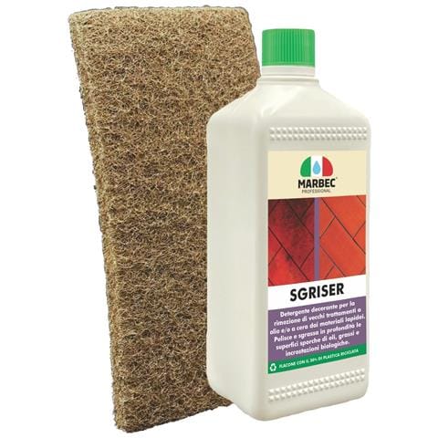 Sgriser 1lt + Tampone Marrone - Detergente Sgrassante Professionale - Foto 1