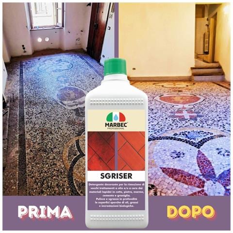 Sgriser 1lt + Tampone Marrone - Detergente Sgrassante Professionale - Foto 5
