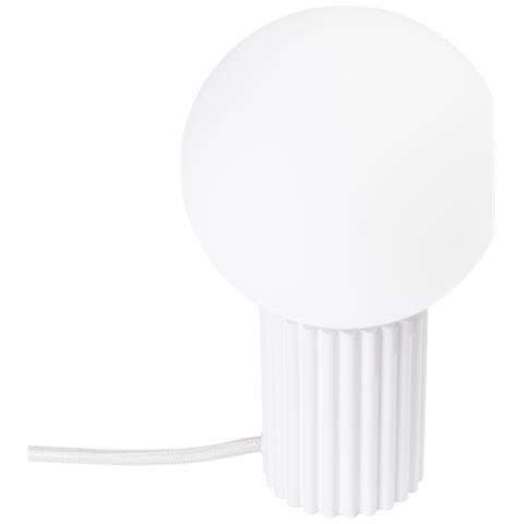Lampada Da Tavolo Halo Bianco Sl. 1711 - Moderno Lampada Da Scrivania Bianco 19x12x12 Cm - Foto 1