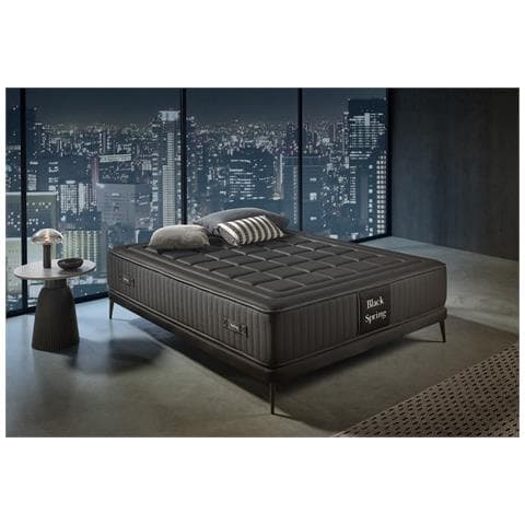 Materasso A Molle Insacchettate Black Spring Royal, 30cm, 135x200cm - Moonia - Foto 1