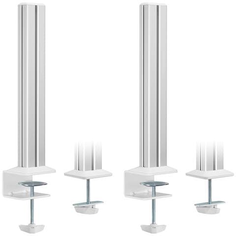 Slatwall Colonne in alluminio, per pannello da tavolo, set da 2 pezzi - Foto 1