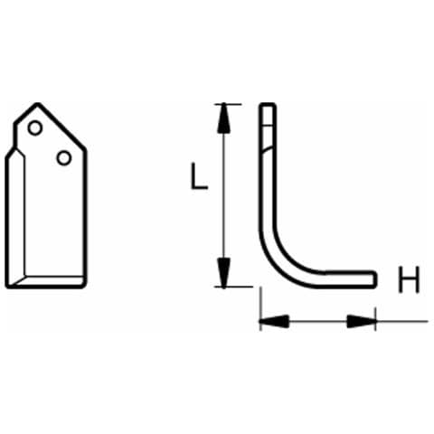 Zappa Dx Lunga 173mm Profondità 116mm Ø Foro 55mm - Foto 5