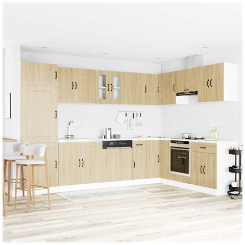 Mobile da cucina Kalmar 2 pcs Marrone 80 x 46 x 81.5 cm - Foto 2