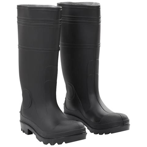Stivali da Pioggia Neri Misura 39 in PVC - Foto 1