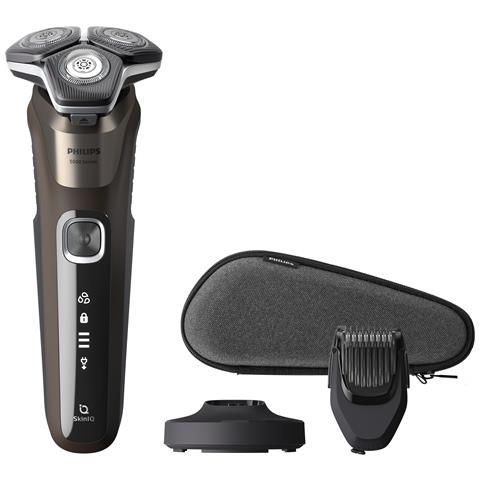 SHAVER Series 5000 S5886/38 rasoio elettrico Rotazione Trimmer Nero, Marrone - Foto 1