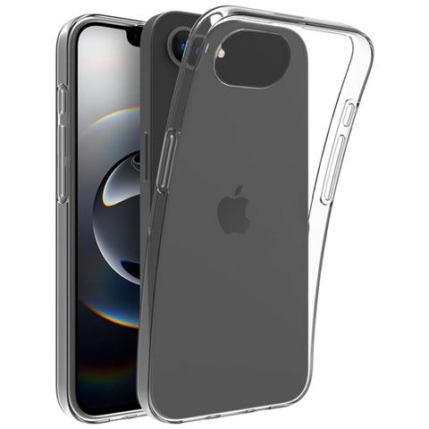 Ultra Slim Custodia Tpu Silicone 0,3mm Cover Case Per Apple Iphone 16e Trasparente - Foto 1