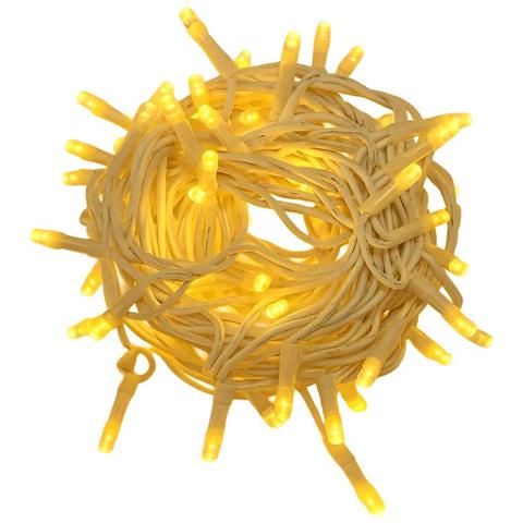 Catena 300led 30m Filo Bianco Flash Bianco Ip65 (luce Gialla) - Foto 1