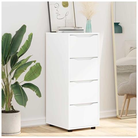 Armadio Bianco 40 x 48 x 105 cm Legno multistrato - Foto 2