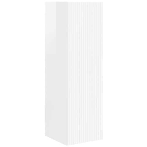 Mobile TV da parete Bianco Lucido 30 x 31 x 100 cm - Foto 1