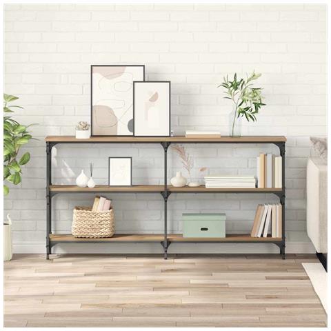 Tavolo consolle Rovere artigianale 150 x 29 x 75 cm - Foto 2