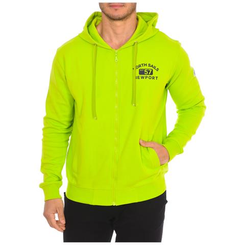 Felpa Con Cappuccio Con Zip 902299tr0 Uomo - Foto 1