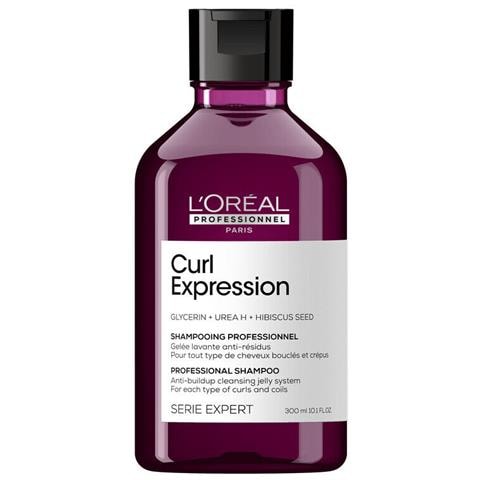 L'oreal Professionnel, Serie Expert Curl Expression, Glicerina + Urea H + Semi Di Ibisco, Shampoo Per Capelli, Anti-accumulo, 300 Ml - Foto 1
