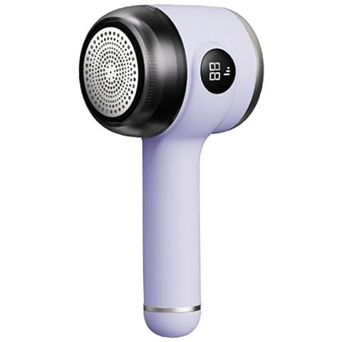 Levapelucchi Digitale Ricaricabile Con Schermo Led E 3 Velocità Per Tessuti Purple - Foto 1