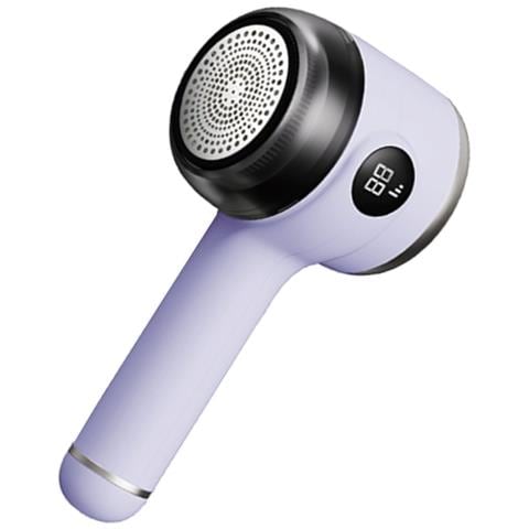 Levapelucchi Digitale Ricaricabile Con Schermo Led E 3 Velocità Per Tessuti Purple - Foto 4