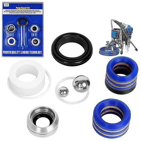 Set Di Riparazione Per Pompa Compatibile Con Graco St-max /finish Pro 390-595 - Alta Qualità, Facile Montaggio, Prestazioni Ottimali - Foto 1