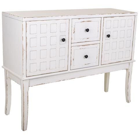 Mobile Da Ingresso In Legno Bianco 108x36x82h - Foto 1