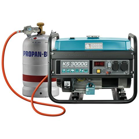 Generatore a GPL /Benzina KS 3000G Tensione, V 230 Potenza massima, kW 3.0 - Foto 4