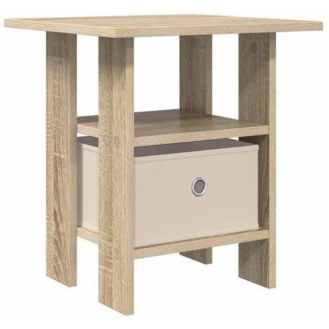 Comodino Rovere Sonoma 41 x 40 x 45 cm Legno multistrato - Foto 1