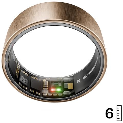 Ring AIR - Monitor del sonno e dell'attività fisica, anello intelligente per uomo e donna, nessuna spesa per l'app per le funzioni standard, durata della batteria fino a 6 giorni (taglia 6) - Foto 1