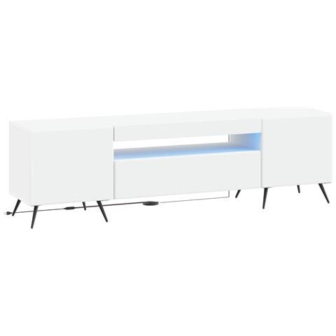 Mobile TV LED Bianco Legno ingegnerizzato - Foto 1