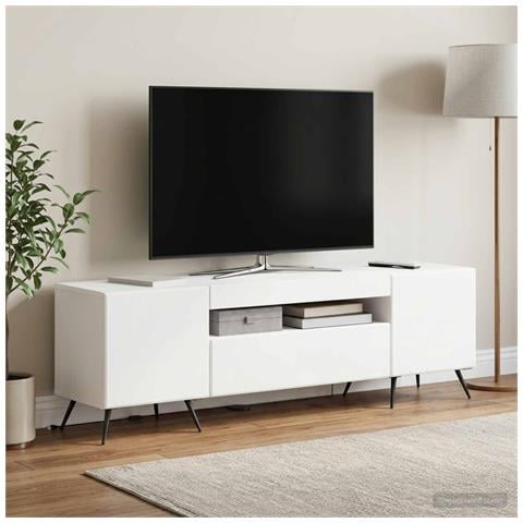 Mobile TV LED Bianco Legno ingegnerizzato - Foto 2