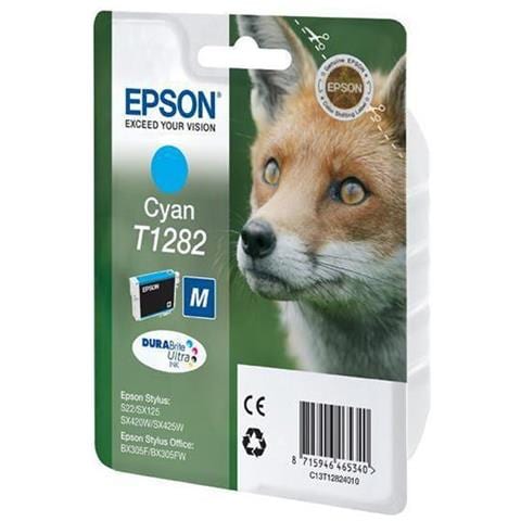 C13T12814021 Cartuccia Ink Originale Ciano per Stylus Office BX305F / Stylus S22 / SX125 - Foto 3