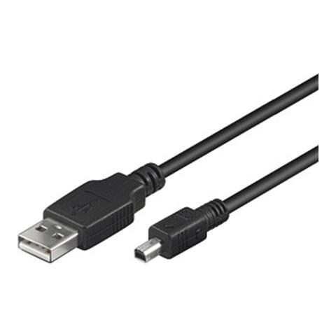 Cavo USB 2.0 A / Mini-USB B Maschio / Maschio da 1 m Colore Nero - Foto 1