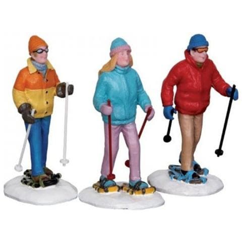 Ciaspolatori - Snowshoe Walkers, Set Da 3 - Foto 1