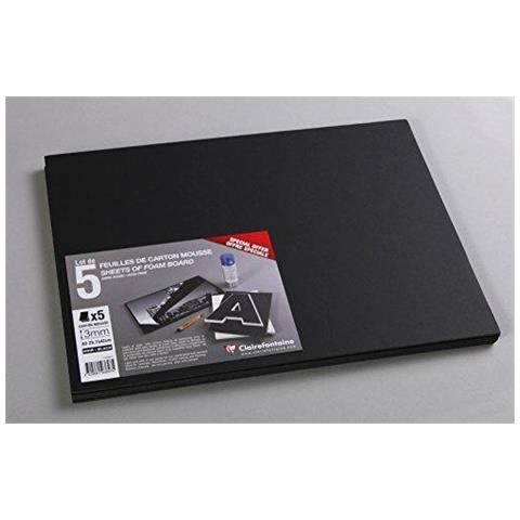 Cartoncini Accoppiati A3 Da 3 Mm 5 Pezzi Neri - Foto 2