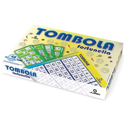 Tombola Fortunella Juego Classica Con 48 Cartelle Tabellone E 90 Numeri - Foto 1